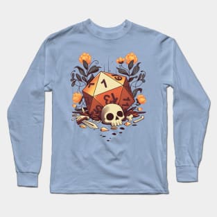 Fatal Roll - Role Player Skeleton Long Sleeve T-Shirt